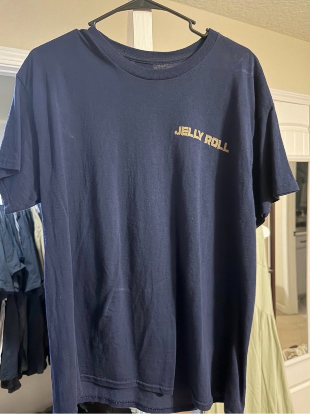 Jelly Roll Men's Navy Short-Sleeve Logo Tee